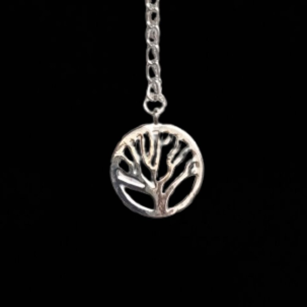 Tree of Life Silver Plated Necklace Handmade - Picture 9 of 17
